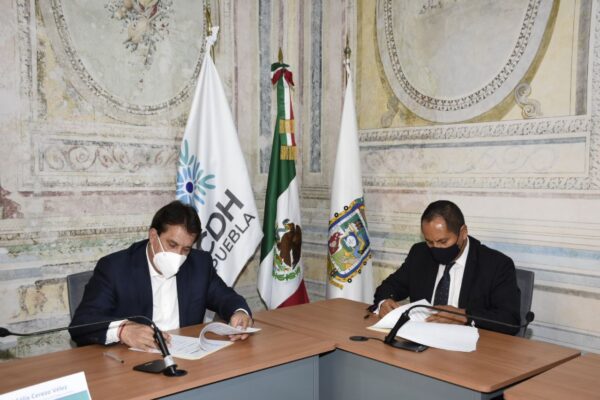 Anáhuac Puebla y Comisión de Derechos Humanos del Estado de Puebla firman convenio de colaboración