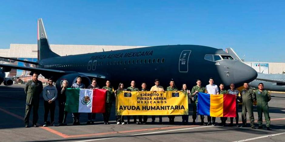 Despega avión de la FAM  a Rumania para repatriar mexicanos que salieron de Ucrania